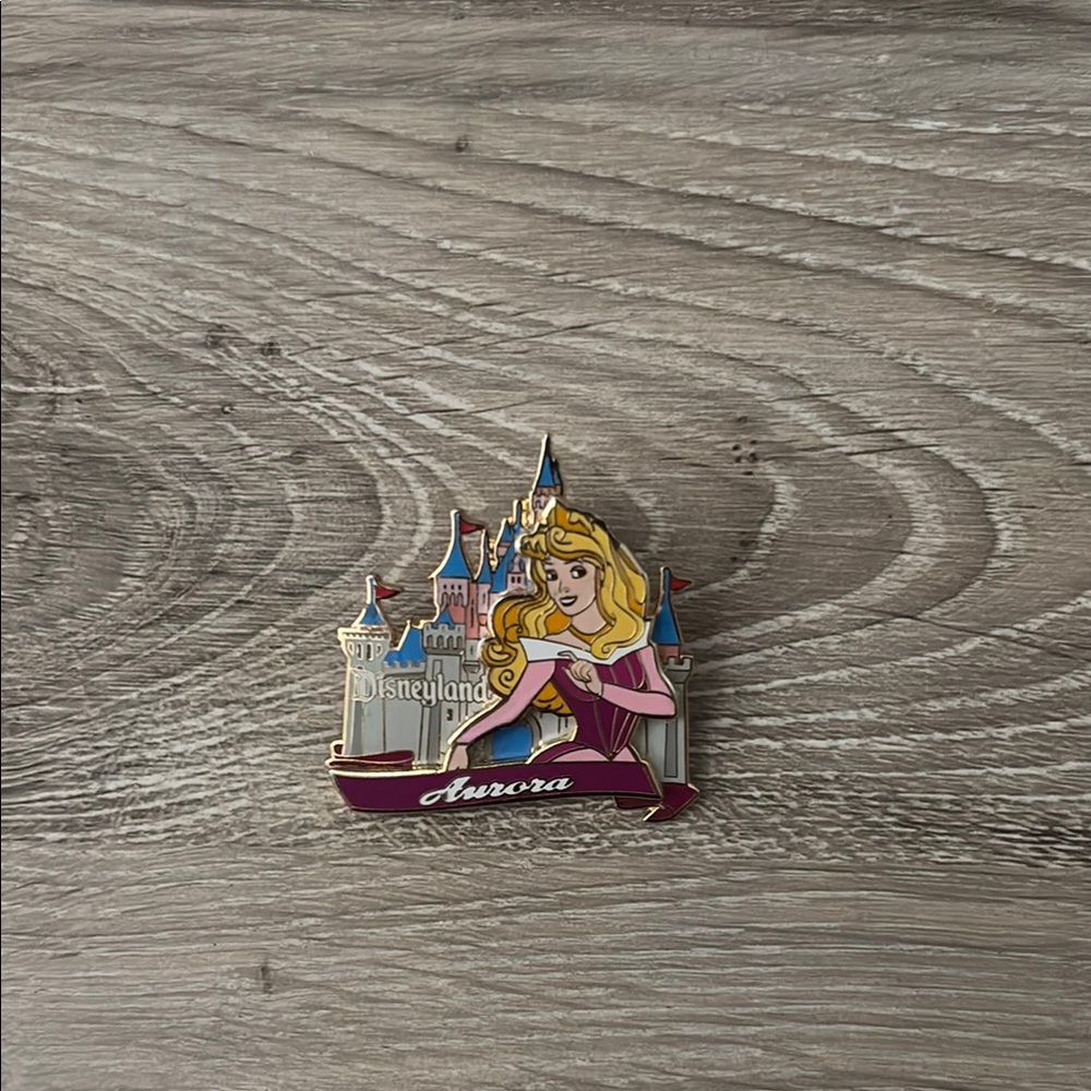 Aurora Disneyland Castle Pin